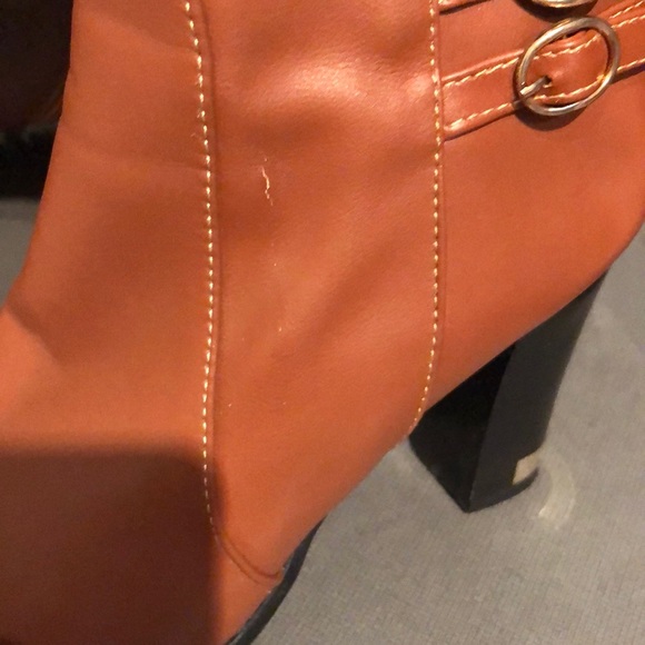 Boots with Gold Accent and Fleece Lining - Picture 6 of 6